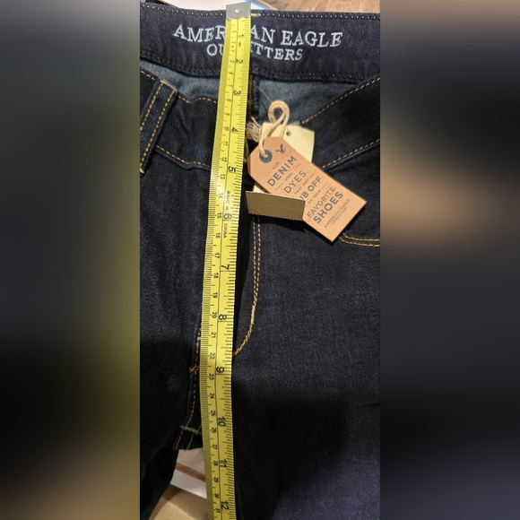 2 PAIRS NWT AMERICAN EAGLE SKINNY JEANS DARK WASH - Picture 10 of 11